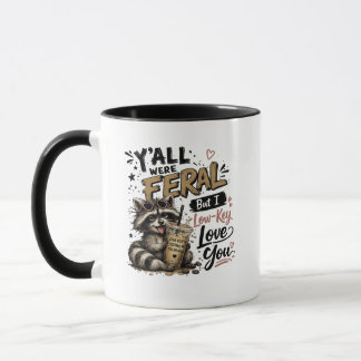 Mug Vous étiez sauvages mais je vous aime secrètement,