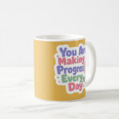 Mug Vous Faites Des Progrès Chaque Jour (Devant droit)