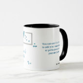 Mug Vous faites du monde spécial juste en étant dedans (Devant droit)