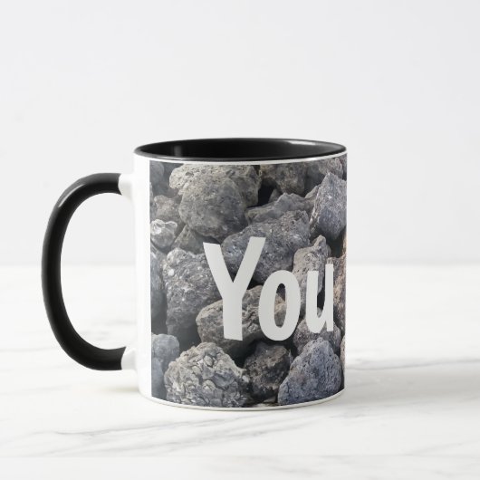 Mug Vous faites du rock Fun Rocks Design (Gauche)