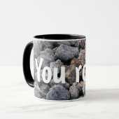 Mug Vous faites du rock Fun Rocks Design (Devant gauche)