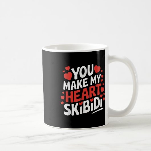 Mug Vous Faites Mon Coeur Skibidi Valentines Hommes Et (Droite)