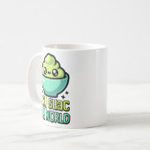 Mug Vous Guac Mon Monde ! Cute Guacamole Pun (Devant gauche)