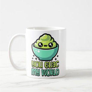 Mug Vous Guac Mon Monde ! Cute Guacamole Pun