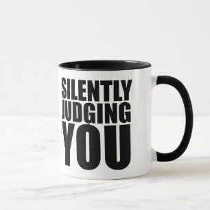Mug Vous juger en silence