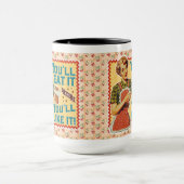 Mug Vous le mangerez et vous l'aimerez ! - Retro Maman (Centre)