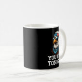 Mug Vous Libérez Ce Soir Aigle Funny Patriotique Améri (Devant droit)