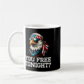 Mug Vous Libérez Ce Soir Aigle Funny Patriotique Améri (Gauche)