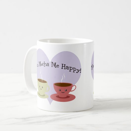 Mug Vous M'Aimez Heureux (Devant gauche)