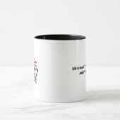 Mug Vous m'aimez plus hier Citation romantique minimal (Centre)