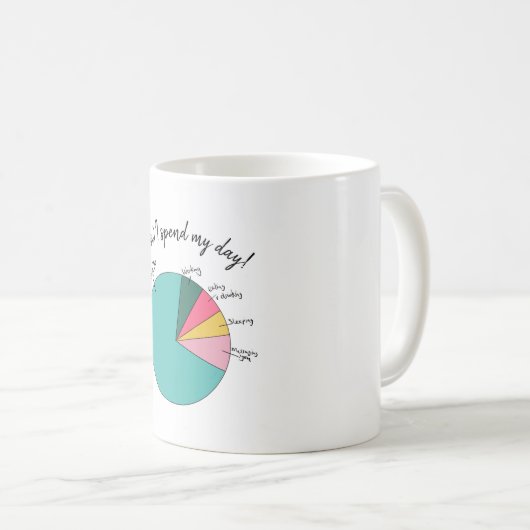 Mug vous manquant comment je passe ma journée à aimer  (Devant droit)