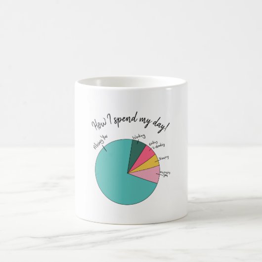 Mug vous manquant comment je passe ma journée à aimer  (Centre)