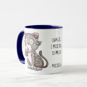 Mug "Vous manquant" le texte fait sur commande (Devant gauche)