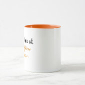 Mug Vous m'avez eu à l'épice de citrouille (Centre)