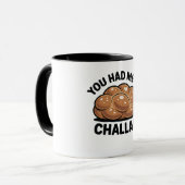 Mug Vous m'aviez eu à Challah Juif Juif Hanoukka (Devant gauche)