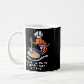 Mug Vous me dites qu'une crevette a frit ce riz Funny (Gauche)