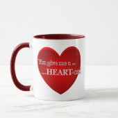 Mug Vous me donnez a Coeur-Sur (Gauche)