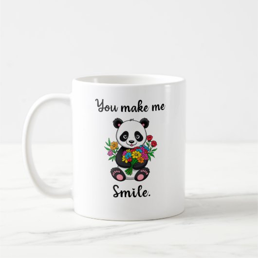 Mug Vous Me Faites Sourire Panda Mignon (Gauche)