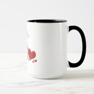 Mug vous me oui oui français amoureux mignon chic tass