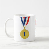 Mug "Vous méritez une médaille d'or !" Musique de la F (Gauche)