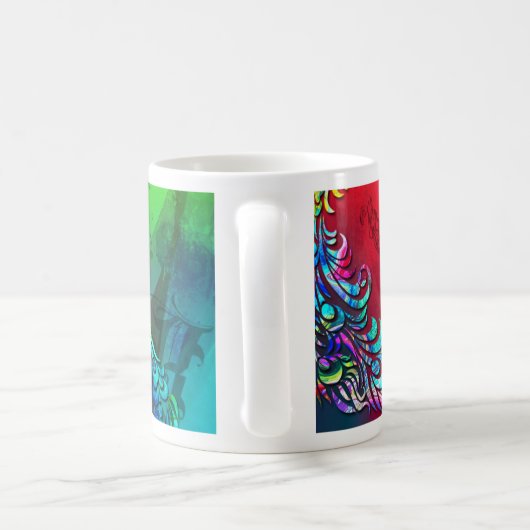 Mug Vous m'inspirez attaquer - le ROSE (Poignée)