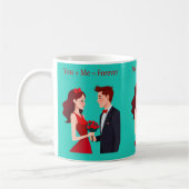 Mug Vous + Moi = Jamais Romantique Couple Muple (Gauche)