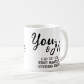 Mug vous & moi personnalisé (Devant droit)