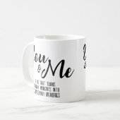 Mug vous & moi personnalisé (Devant gauche)