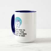 Mug Vous ne devez pas brosser toutes vos dents (Devant gauche)