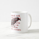Mug Vous Ne Devez Pas Craindre La Mort - Citation De L (Devant droit)