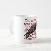 Mug Vous Ne Devez Pas Craindre La Mort - Citation De L (Devant gauche)