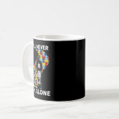 Mug Vous ne marcherez jamais seule Sensibilisation sur (Devant gauche)