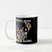 Mug Vous ne marcherez jamais seule Sensibilisation sur (Gauche)