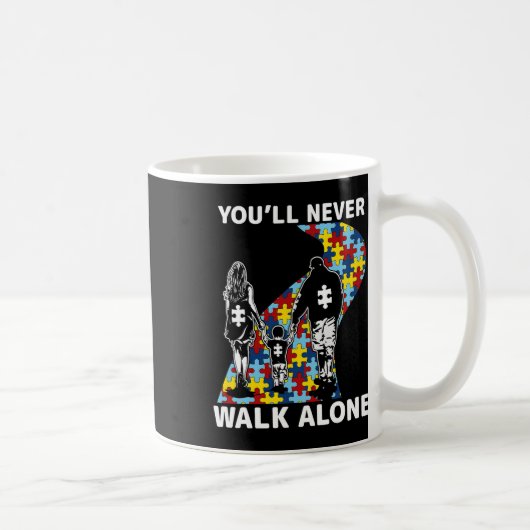 Mug Vous ne marcherez jamais seule Sensibilisation sur (Droite)