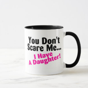 Mug Vous ne m'effrayez pas que j'ai un rose et un noir
