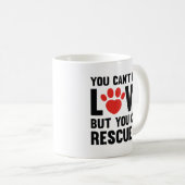 Mug Vous ne pouvez pas acheter l'amour (Devant droit)