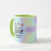 Mug Vous ne pouvez pas acheter l'amour mais vous pouve (Devant gauche)