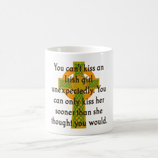 Mug Vous ne pouvez pas embrasser une fille irlandaise  (Centre)