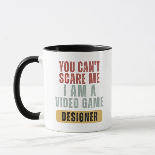 Mug Vous ne pouvez pas m'effrayer, je suis un concepte (Gauche)