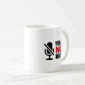 Mug Vous n'êtes pas coupé Drôle de réunion (Devant droit)