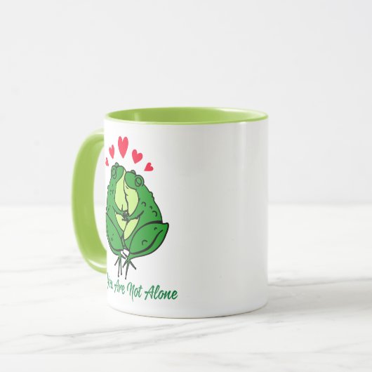 Mug Vous n'êtes pas seul (Devant gauche)