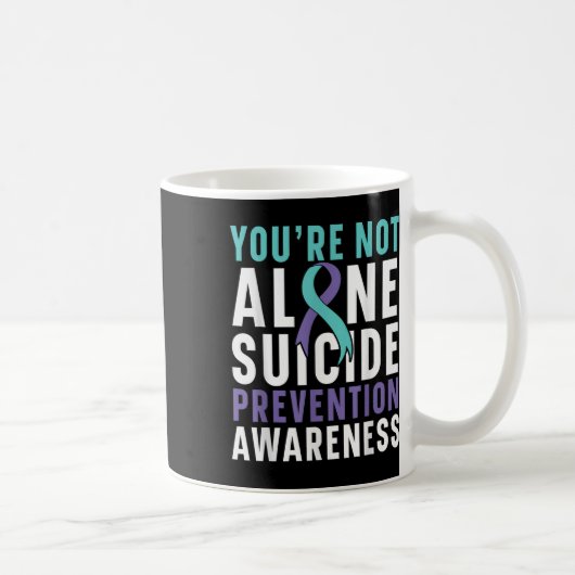 Mug Vous n'êtes pas seul Prévention de la dépression e (Droite)