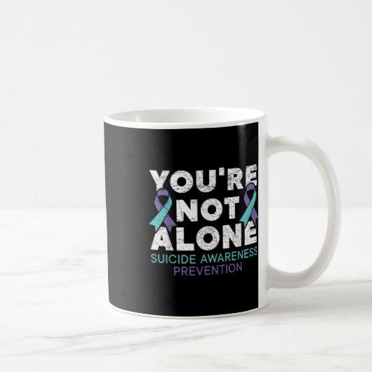 Mug Vous n'êtes pas seul Prévention de la dépression e (Droite)