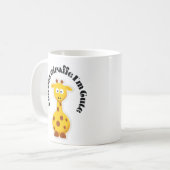 Mug Vous pariez que la girafe est mignonne (Devant gauche)