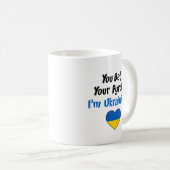 Mug Vous pariez votre Pyrohy Je suis Ukrainien (Devant droit)