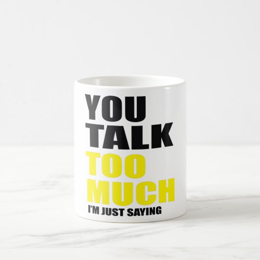 Mug Vous parlez trop Conversation (Centre)