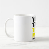 Mug Vous parlez trop Conversation (Gauche)