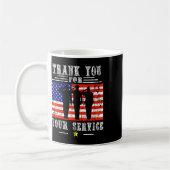 Mug Vous Pour Vos Services Patriotique - Anciens Comba (Gauche)