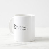 Mug Vous pouvez dire que je suis un rêveur (Devant gauche)