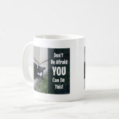 Mug Vous pouvez faire ce amusant slogan de motivation  (Devant gauche)
